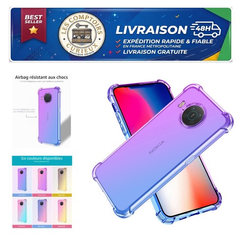 Coque tpu antichoc - antichoc, x10