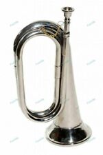 Bugle Fini Nickel Ancienne École Orchestre Band Bugle Cadeaux Classiques Bon Son