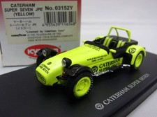 Super rare! CATERHAM SUPER SEVEN JPE Yellow 1/43 [Jonathan Palmer Edition]