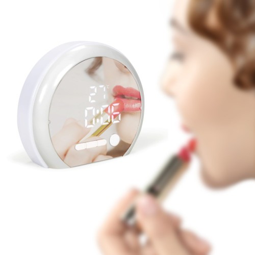 Réveil digital miroir