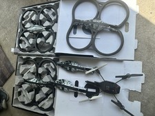 LOT OF 2- PARROT AR DRONE 2.0 ELITE EDITION & 1- 1.0 QUADCOPTER