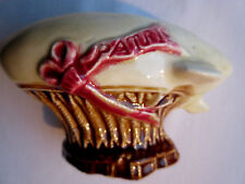 Rare ONNAING: The ZEPPELIN Signed Ceramic Slipper Piggy Bank