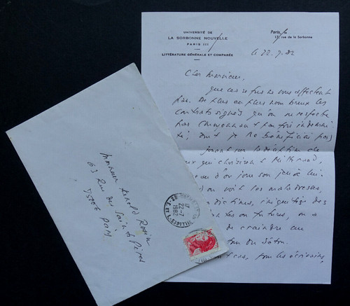 René étiemble lettre - Étiemble,