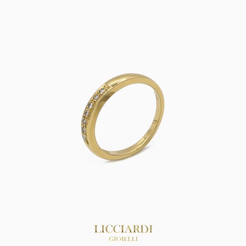 Bague femme jaune 18kt avec - or,