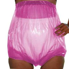 Transparent PVC Diaper Pants for Adult Transparent Shorts See Through Panties