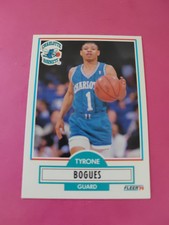 Mugsy Bogues Charlotte Hornets Carte Fleer Nba Basket-ball 1990 #16