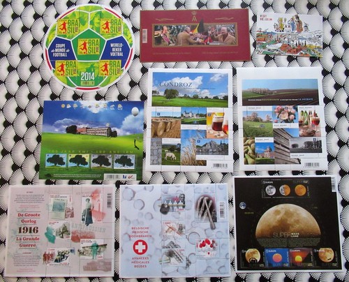 Lot timbres belges faciale - belges,
