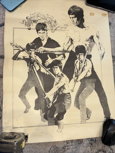 Bruce lee affiche - bruce, originale