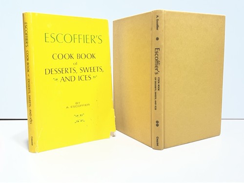 Vintage escoffier cook book - vintage,