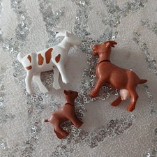 PLAYMOBIL FIGURINE Chèvre + Bouc  Bouquetin Zoo Animaux Parc 