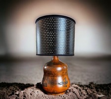 lampe ceramique orange jacques blin circa 1955