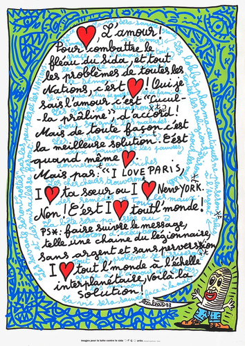 Robert combas affiche - robert,