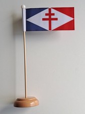 Drapeau de table en bois
