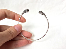 BRACELET JONC ARGENT 950 TETE