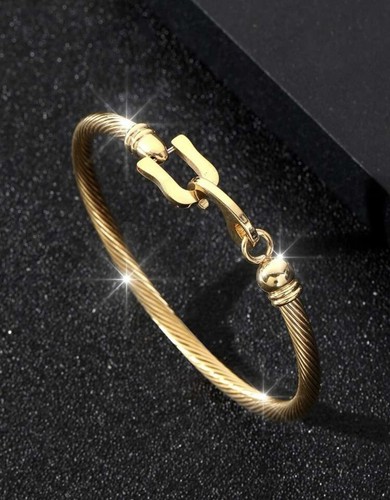 Bracelet jonc acier inoxydable - acier,