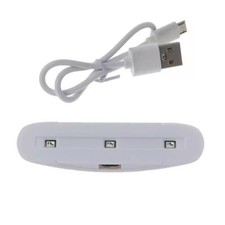 Mini Lampe UV 3 LED + Câble USB pour Polymérisation Durcicement Gel Colle