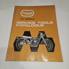 Rare Manual Service Tools Catalogue Outillage Moto Motorcycle TRIUMPH 1960-70