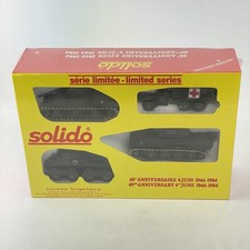 Vintage Boxed Solido Coffret B 40th Anniversary Set 4 Military Vehicles Sealed