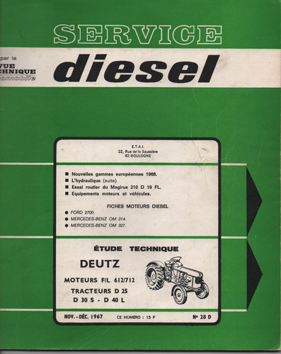 Deutz d25 d30s d40l 30 - 30, 40