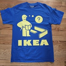Chinatown Market IKEA Instructions Tee Blue Medium Store Rare GRAIL 
