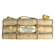 English Mortar Shell Container - British Army WW2 (Original Material)