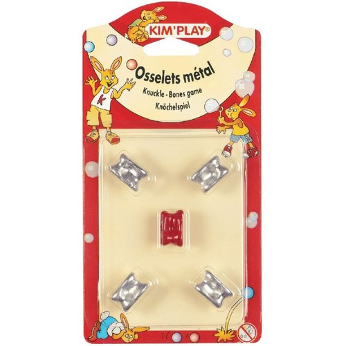 Jeu osselets métal - jeu,