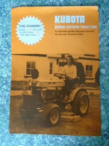 Brochure dépliant tracteur - /,