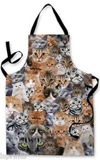 Tablier Imperméable Original Chats Partout Art De Cuisine Peinture BBQ Cadeau