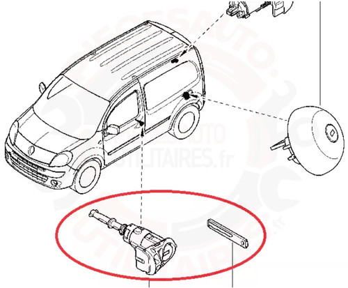 Barillet serrure porte - , de