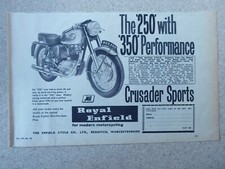 4/1961 PUB ROYAL ENFIELD CYCLE 250 MOTORCYCLE ORIGINAL MOTORCYCLE AD