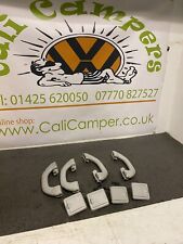 Volkswagen T5 Caravelle Roof Grab Handles And Hangars Clips 4x Headlining