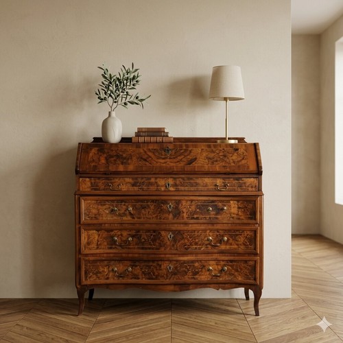 Meuble baroque ancien noyer - meuble,