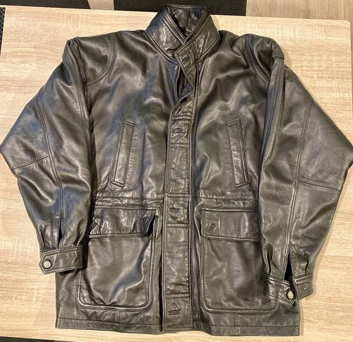 Blouson cuir old school - cuir,