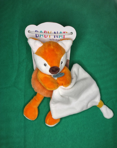 Doudou plat mouchoir pantin - doudou, plat/mouchoir