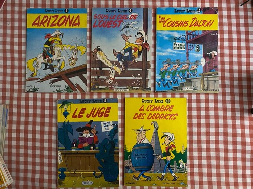 Bds brochées lucky luke - 9x,
