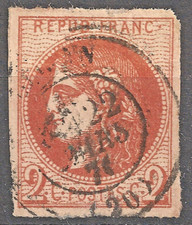 Bordeaux CERES n°40Ba ROUGE-BRIQUE, aminci, Cote 900 €