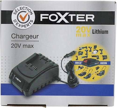 Chargeur batterie foxter - batterie, 20v