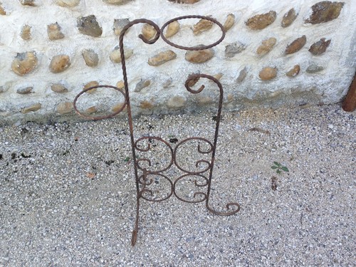Ancien support pot fleur - ancien, de