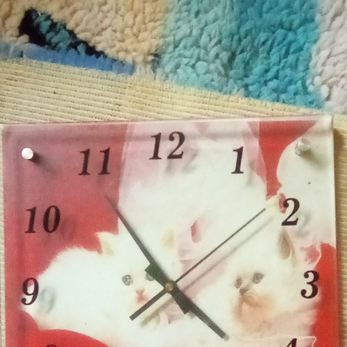 Horloge murale carrée