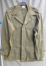 ARMÉE FRANÇAISE VESTE COMBAT TREILLIS MODÈLE 47 GUERRE D'ALGÉRIE TAILLE M TBE
