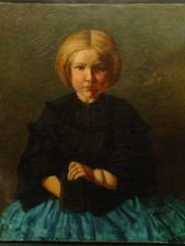 Tableau portrait ancien