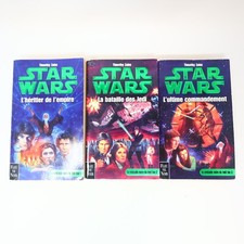 La Croisade Noire du Jedi Fou #1-3 Star Wars Thrawn Lot 3 Livres Timothy Zahn PB
