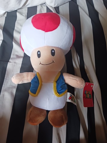 Peluche toad rouge super - toad,