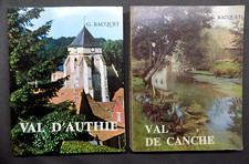 Lot de deux livres de Gérard Bacquet VAL d'AUTHIE + VAL DE CANCHE