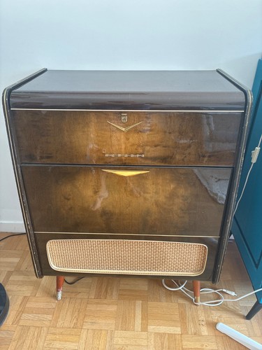Radio vintage meuble grundig - vintage,
