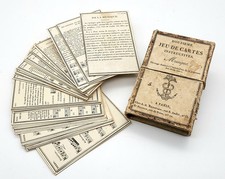 12ème JEU DE CARTES INSTRUCTIVES - MUSIQUE. Etienne de Jouy, vers 1815