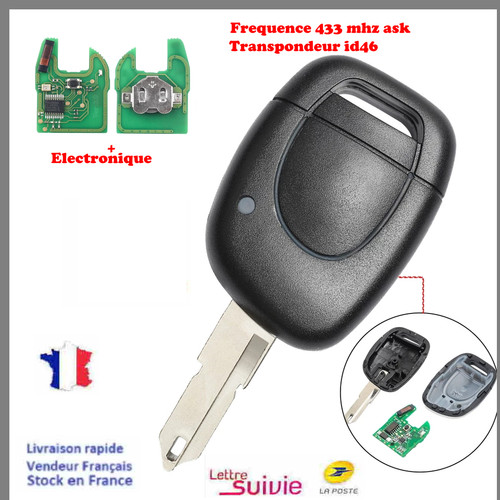 Boitier cle clef vierge - boitier,