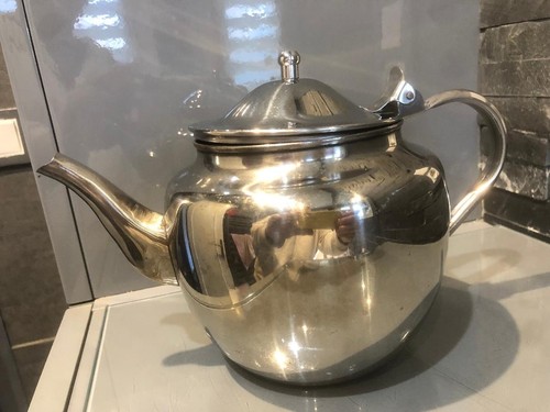 Théière vintage métal - vintage, en