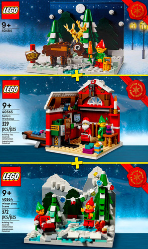 Lego christmas winter elves - lego,