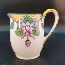Limoges porcelain milk jug vegetable decor Art Deco Lefort & Gayout ca 1930